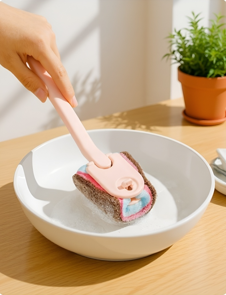 Langlebige Topfspülbürste mit robusten Borsten