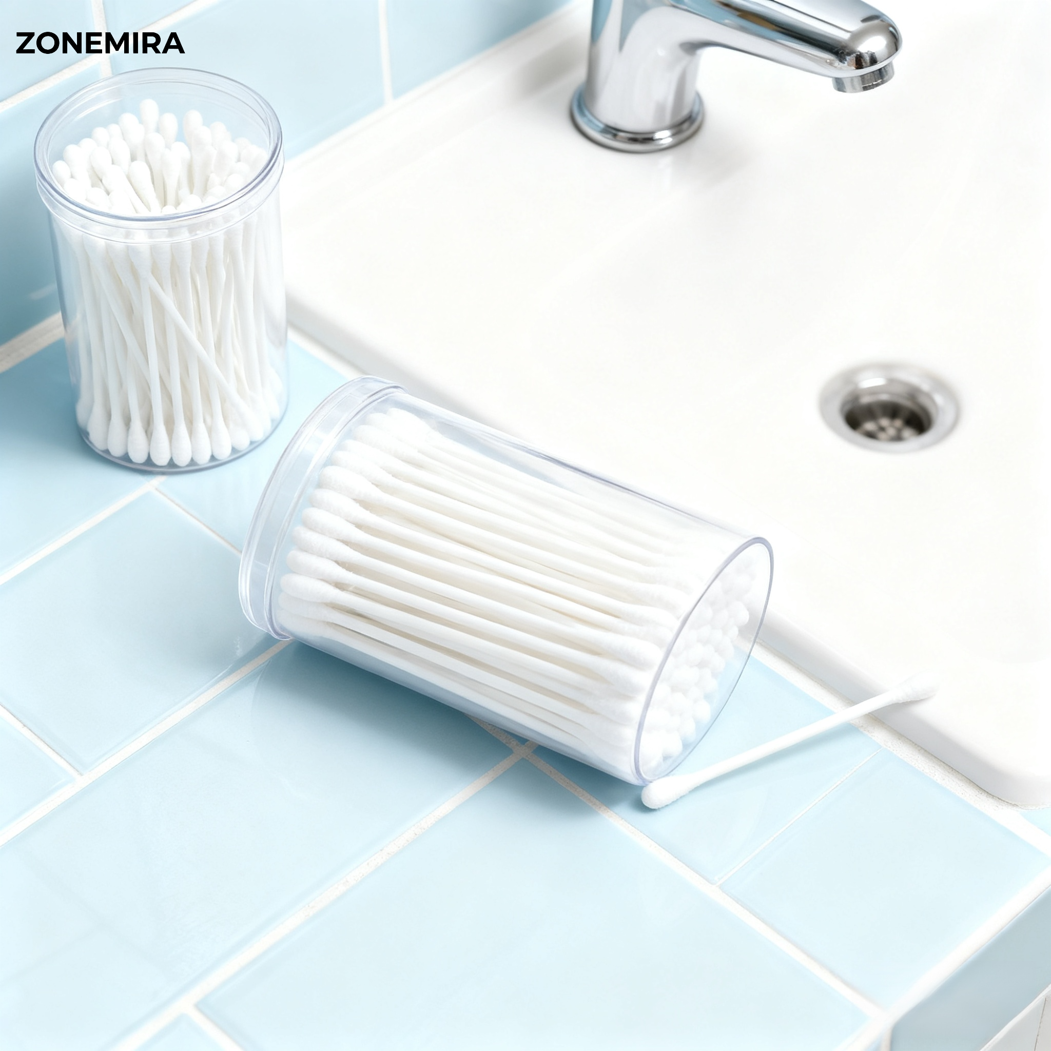 耳掃除・メイク用両頭綿棒（10箱、1箱600本入り）