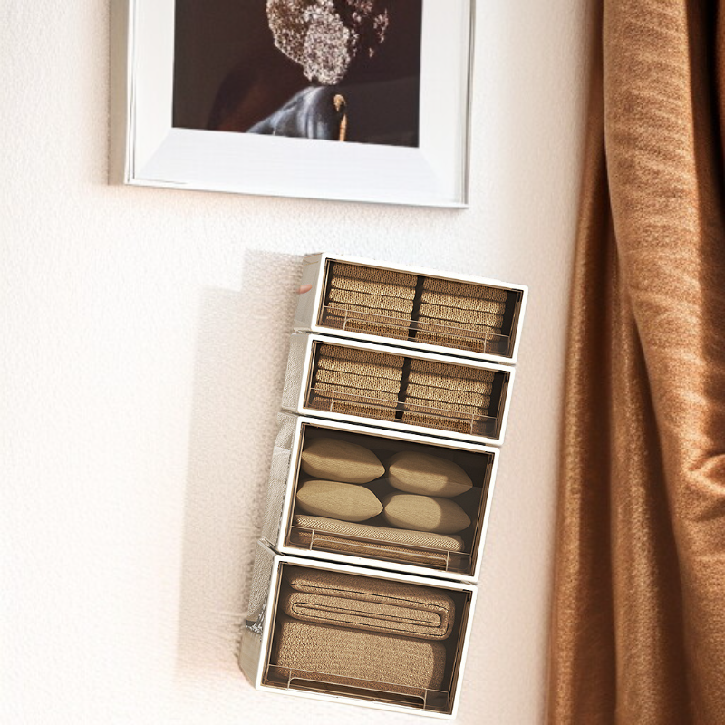 Caja organizadora de ropa multifuncional para armario