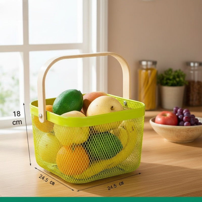 Kitchen Storage Metal Fruit Basket
