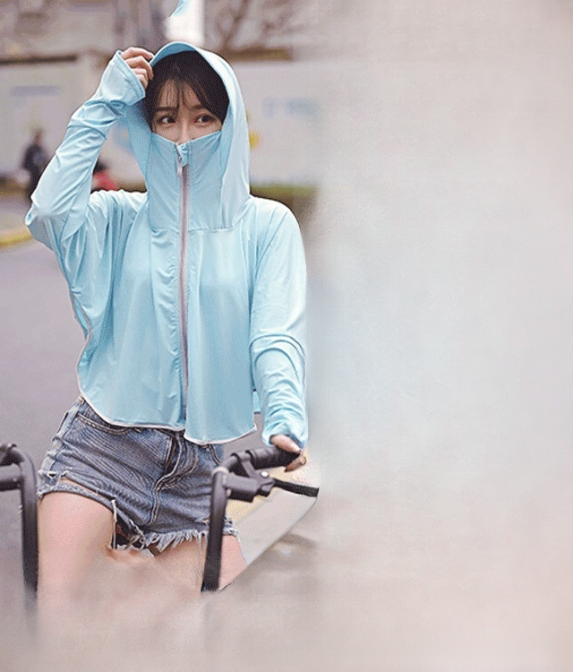 ลดอุณหภูมิได้ดี เสื้อกันแดดสำหรับผู้หญิง