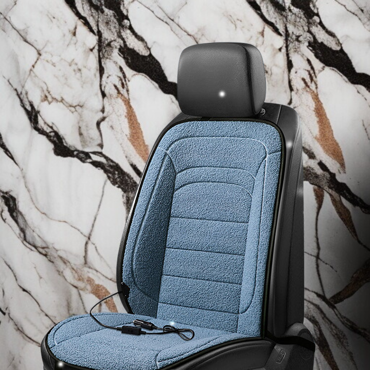차량용 겨울 히팅 시트 라이너 12V 2단계 온도설정 후방 설치 쉬운 10초 발열 방수 미끄럼방지 고무 매트