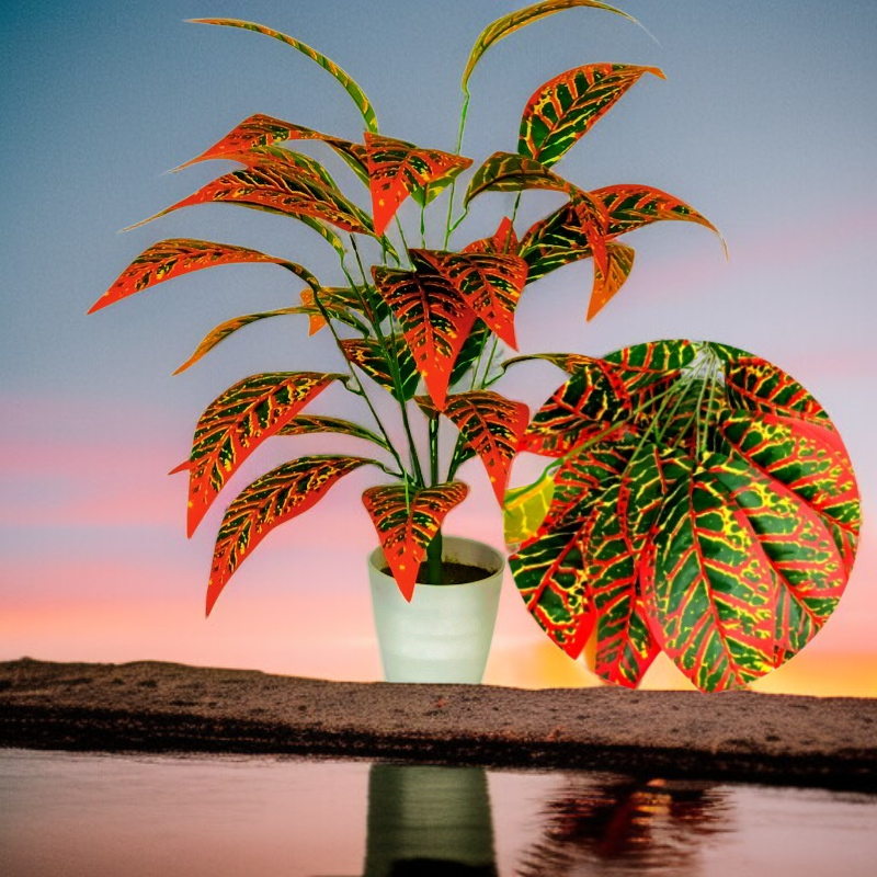 モンステラ人工植物 鉢植え リビングデコレーション