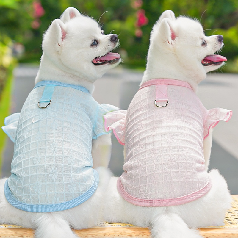 Ultra lightweight, soft, silky, elastic pet dog clothing