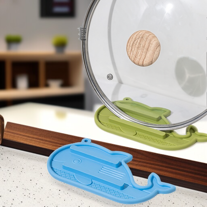 キッチンリトルホエール鍋蓋ラック配置パッド