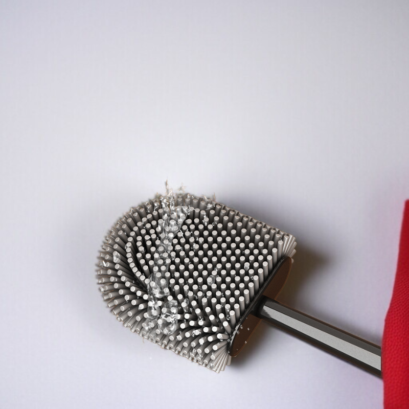 行き止まりのない新しい浴室用トイレブラシ、家庭用壁掛けトイレ用シリコンブラシ、浴室用長柄トイレ掃除用アーティファクト