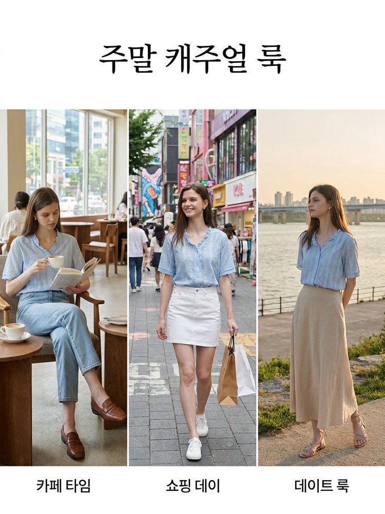 26SS 시어 플라워 자수 블라우스