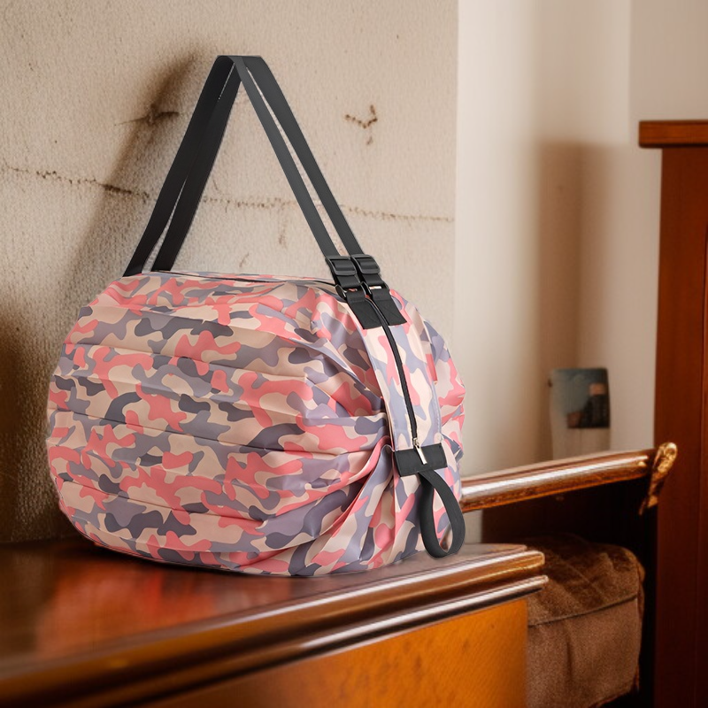 エコバッグ 折りたたみ 大容量 丈夫 ショッピングバッグ 大きめトートバッグ 男女兼用 肩紐 肩から滑り落ちにくい