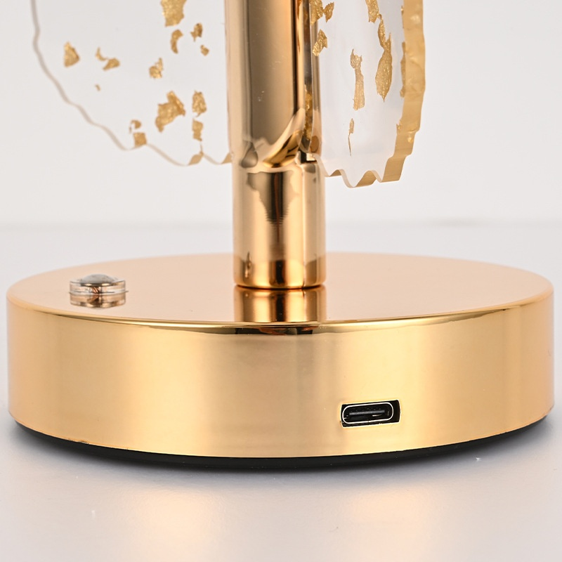 北歐風蝴蝶造型床頭氛圍小夜燈高級感台燈