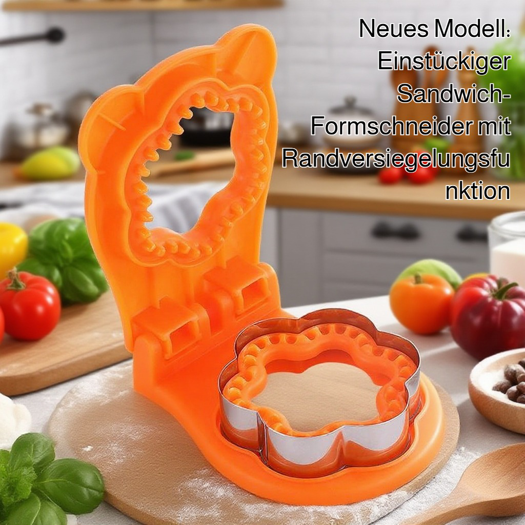 New sandwich edge pocket bread cutter household flower-shaped integrated sandwich cutting tool