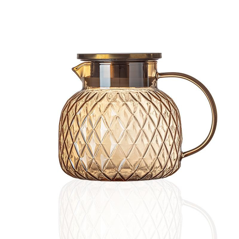 High borosilicate heat-resistant glass teapot
