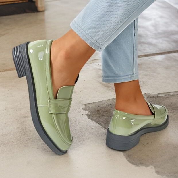 スリッポンメリージェーンローファー