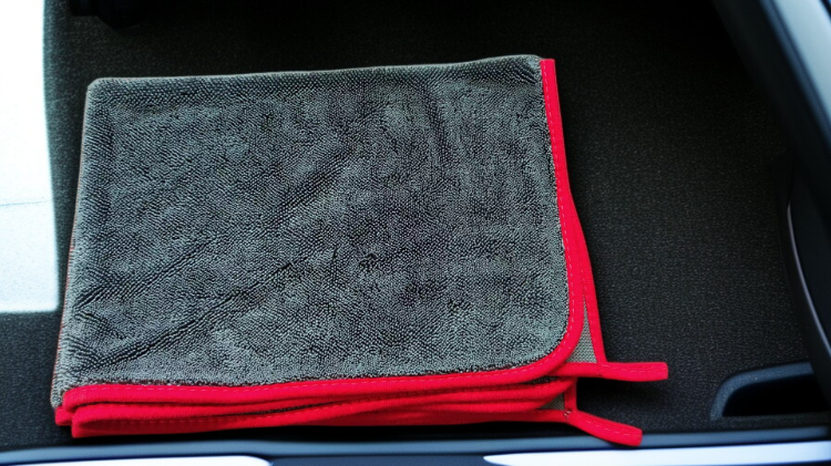 자동차에 사용하는 프리미엄 세차 타월