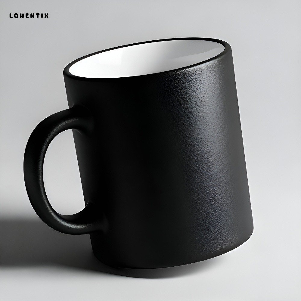 5 keramických hrnků pro kancelářské použití