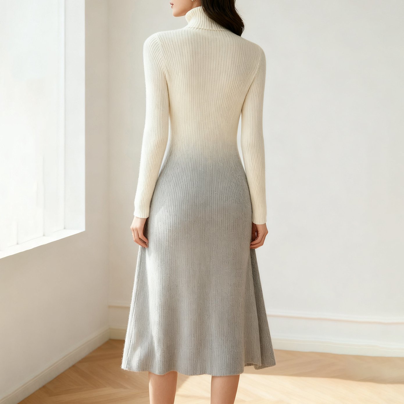 グラデーションカラーの万能インナー ワンピース