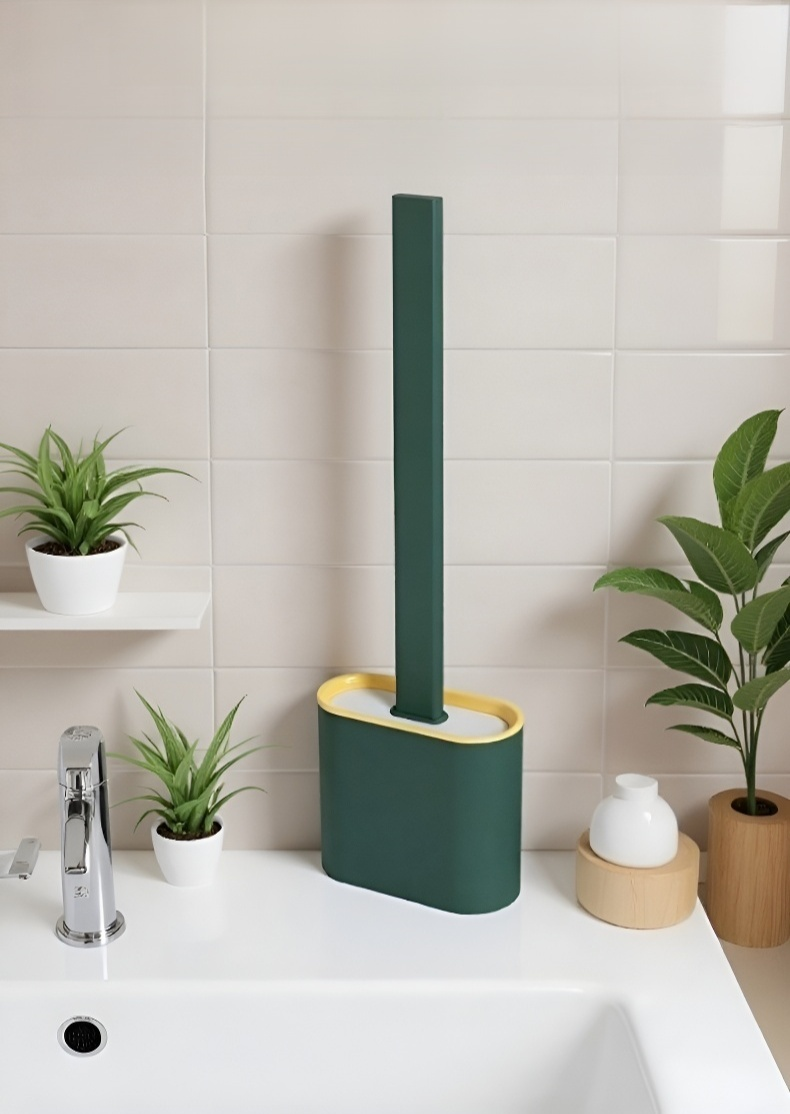 Cepillo de limpieza para inodoro con diseño ergonómico