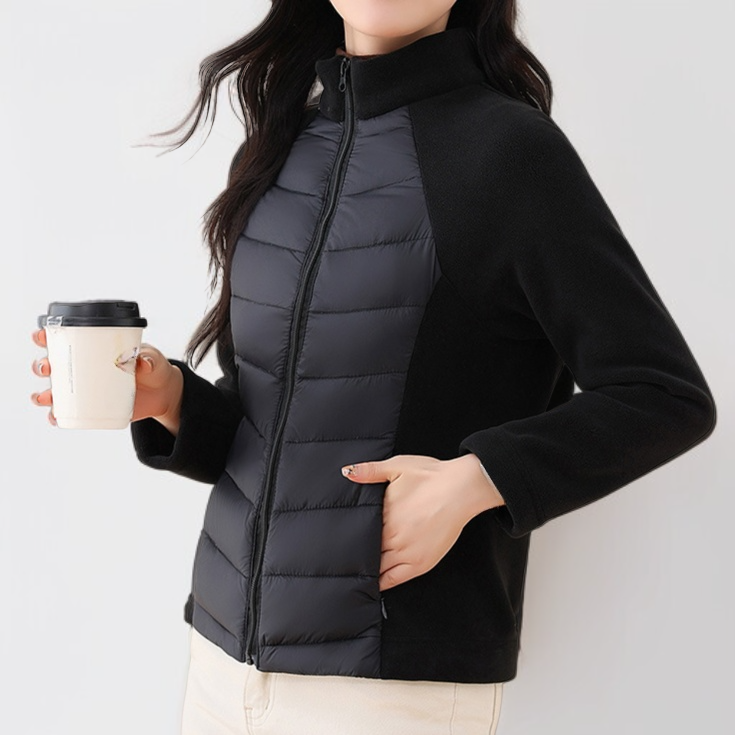 軽量パッチワークダウンスポーツウェア