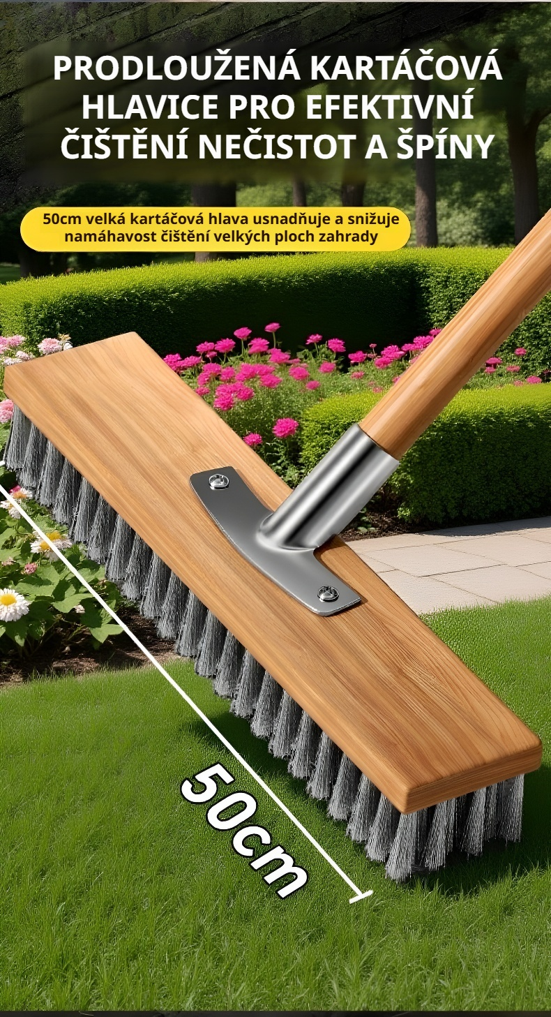 Profesionální čisticí kartáč na podlahy