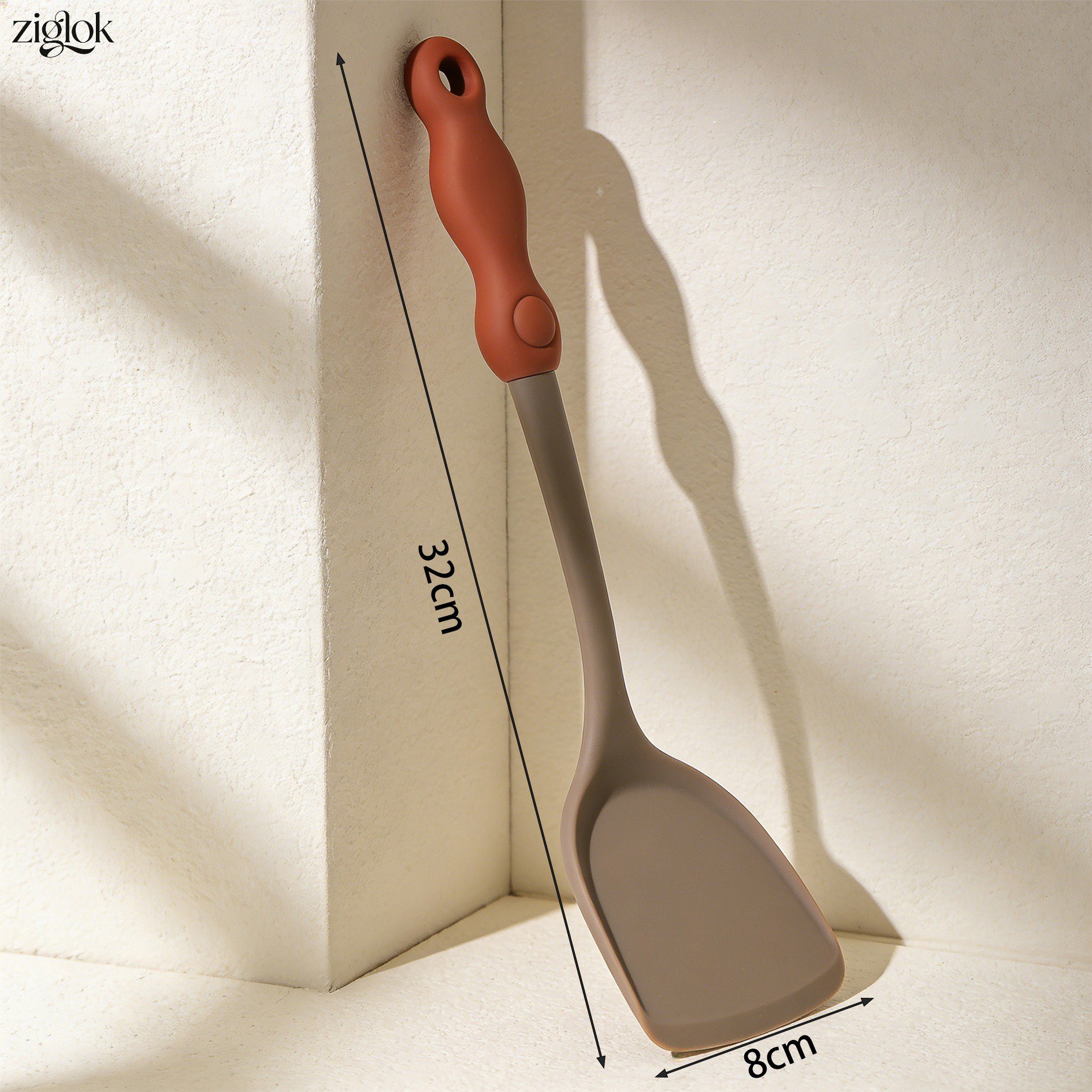 다양한 색상의 실리콘 주걱