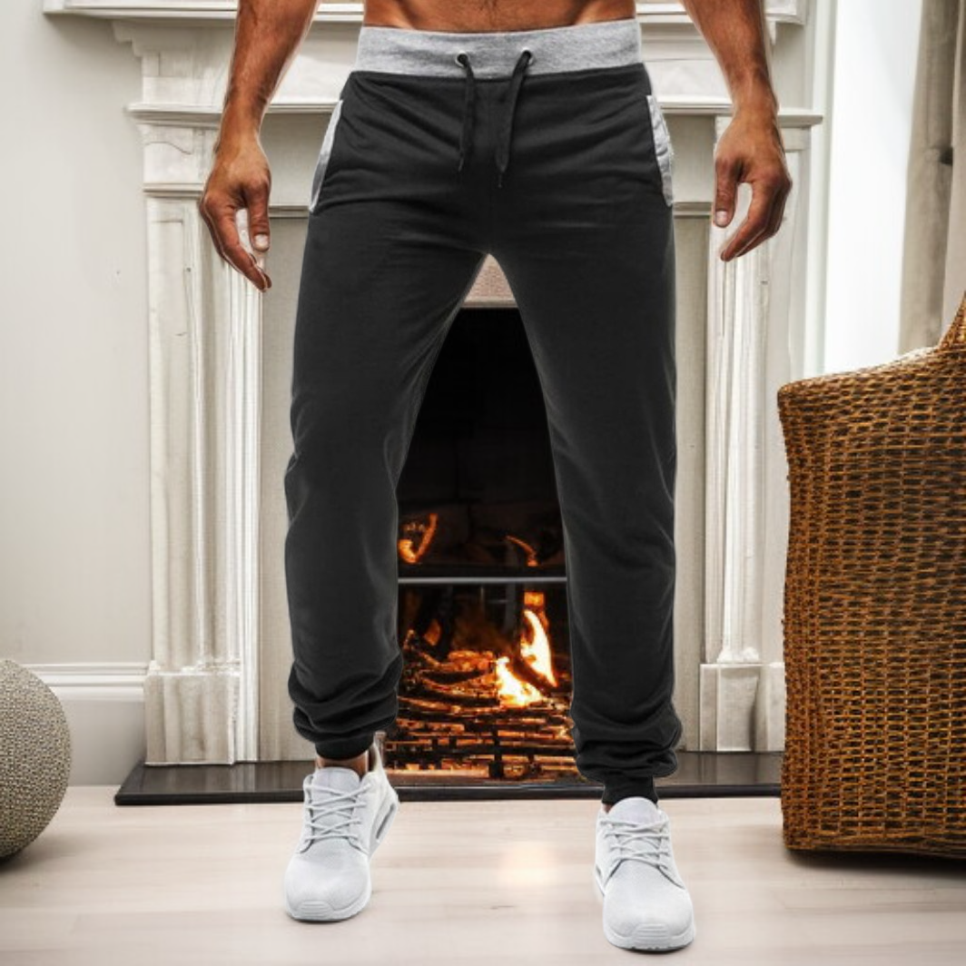 メンズカジュアルパンツが大ヒット予約可能な若者向けストレッチワイドフィットロングパンツ