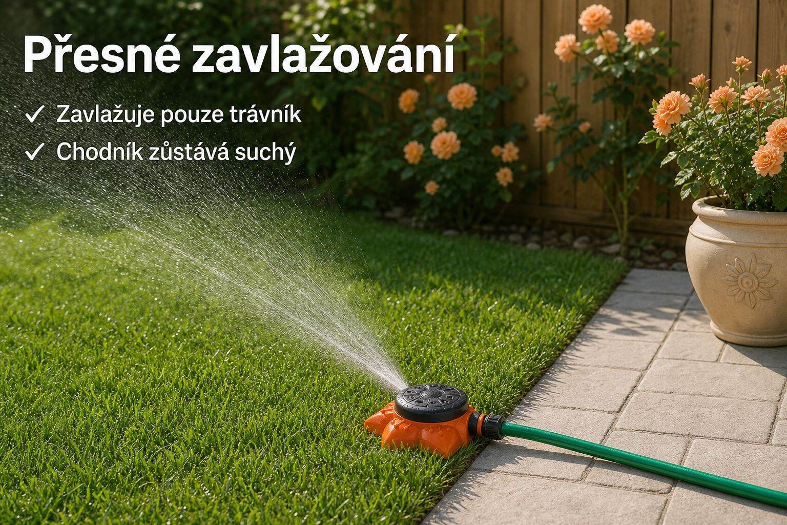 Jednoduchá instalace zavlažovacího systému