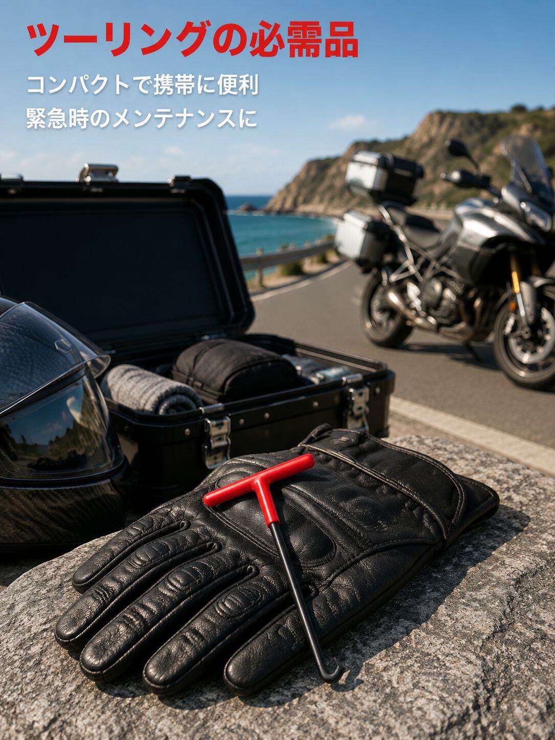 T型スプリングフック バイク用エキゾーストスプリングフック パーツセット