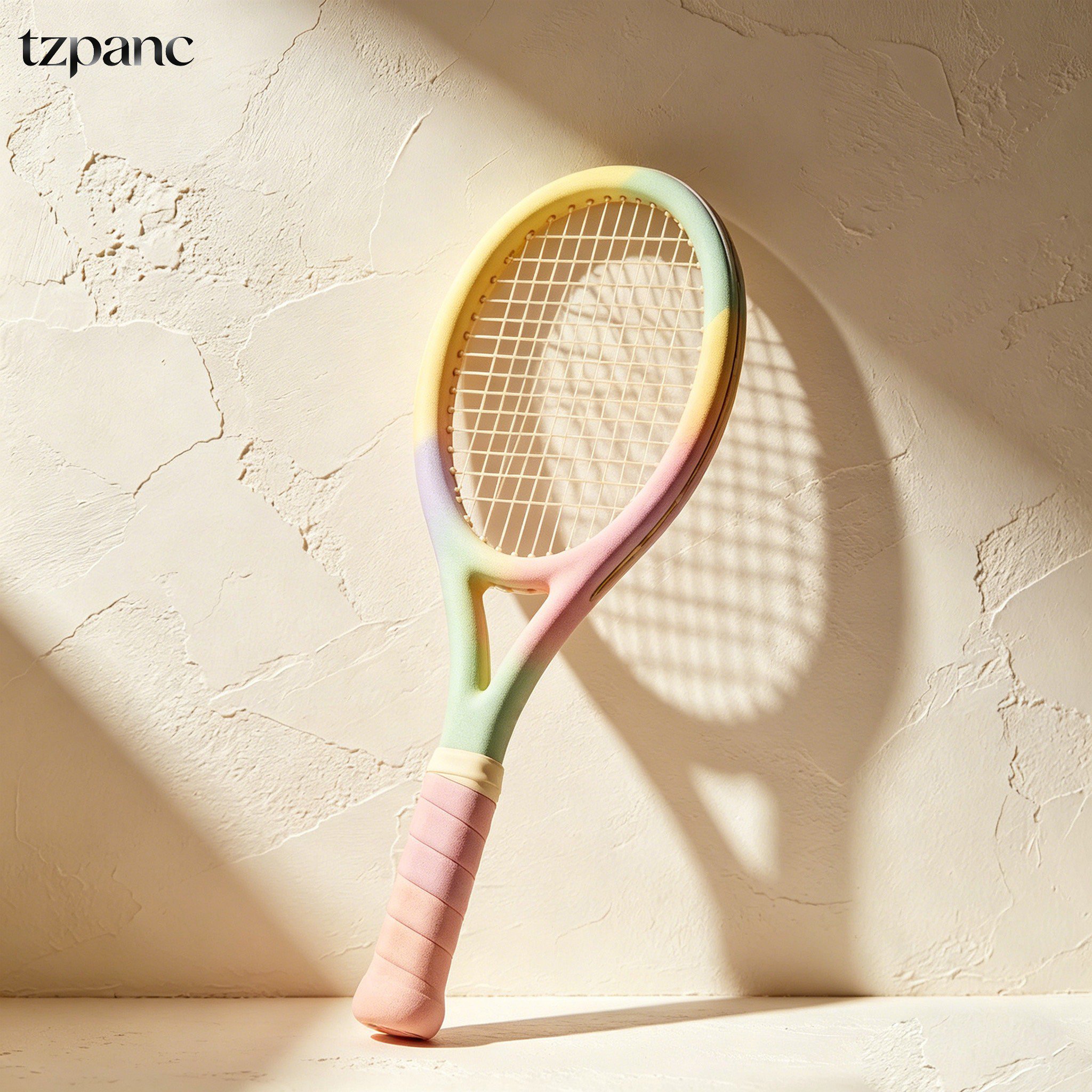 Premium tennis racket with lightweight frame