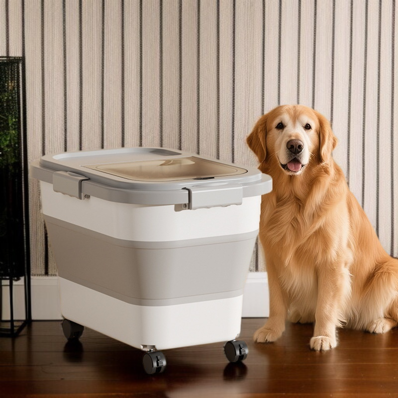 곡물보관수납함 곡물보관함 밀폐접이식방습수납함