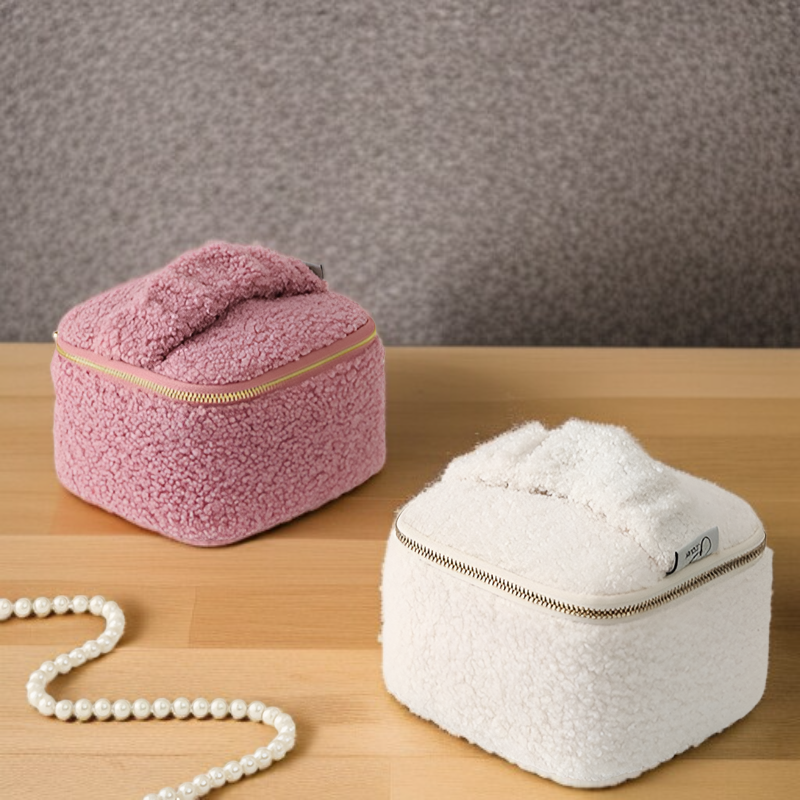 Caja de joyas portátil y lujosa de usos múltiples