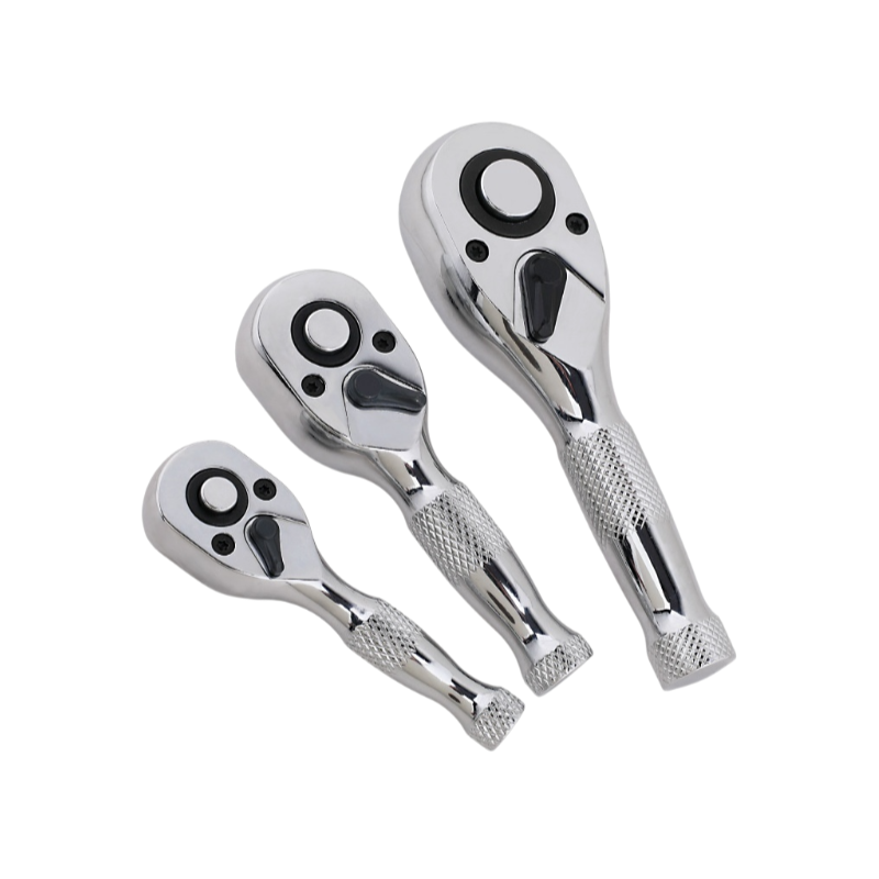 Short-handled ratchet wrench