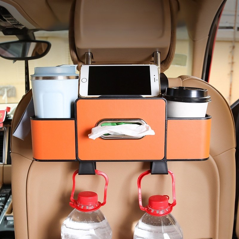 Car cup holder, seat backrest storage rack