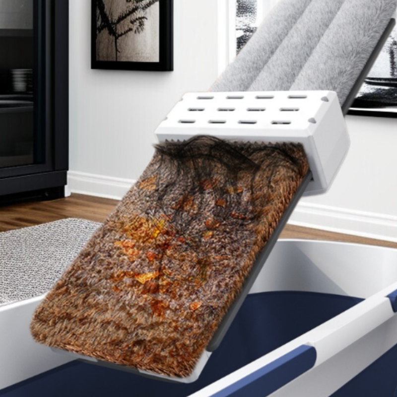 家庭用フラットモップ 省力化レイジー大型パネルアルミ合金ハンドフリーモップ