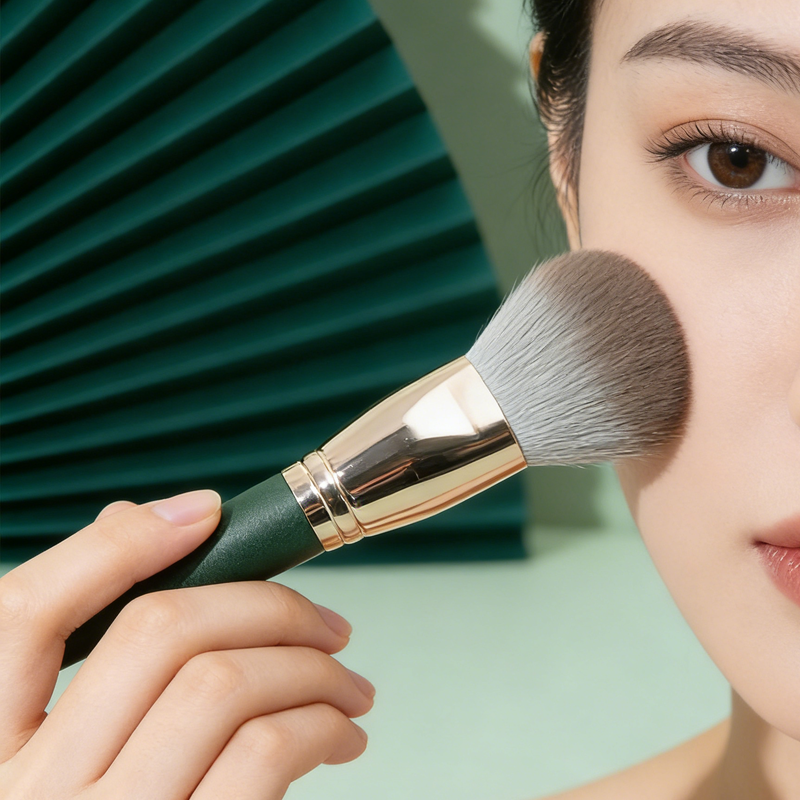 그린클라우드 부드러운 14개 메이크업 브러쉬, 메이크업 및 피부 수정용