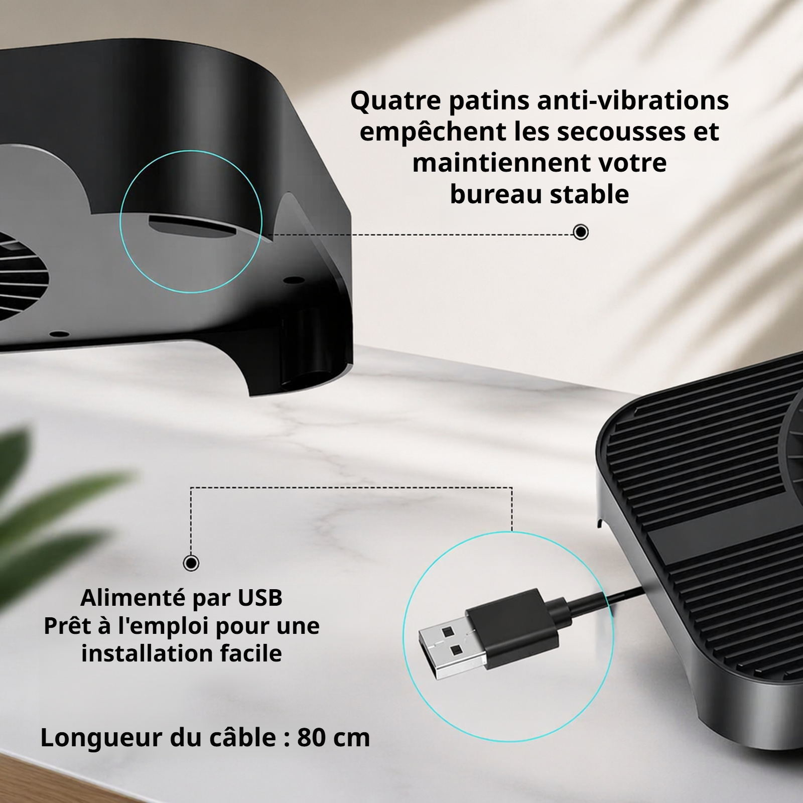 Support de dissipation thermique pour routeur