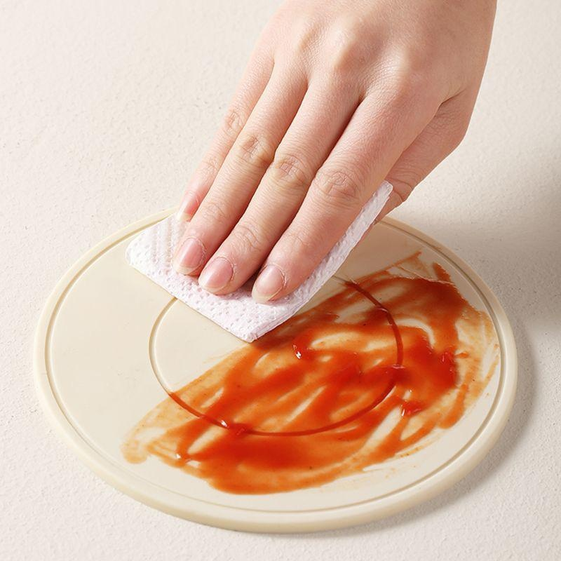 Luxuriöse, dicke Silikon-Tischmatte, hitzebeständig für Küche, Töpfe und Tassen