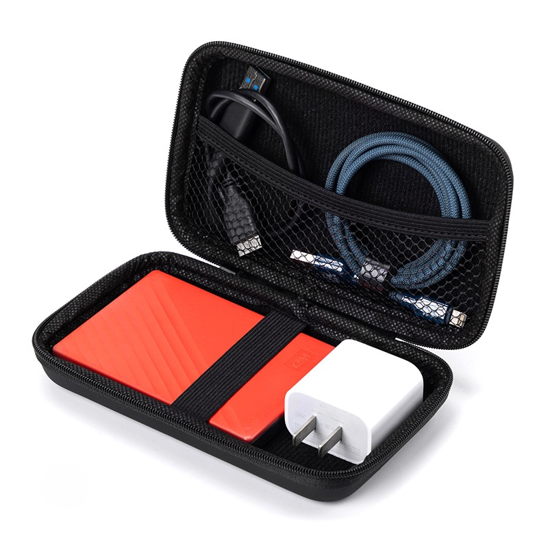 便攜藍牙耳機數據線大容量收納包