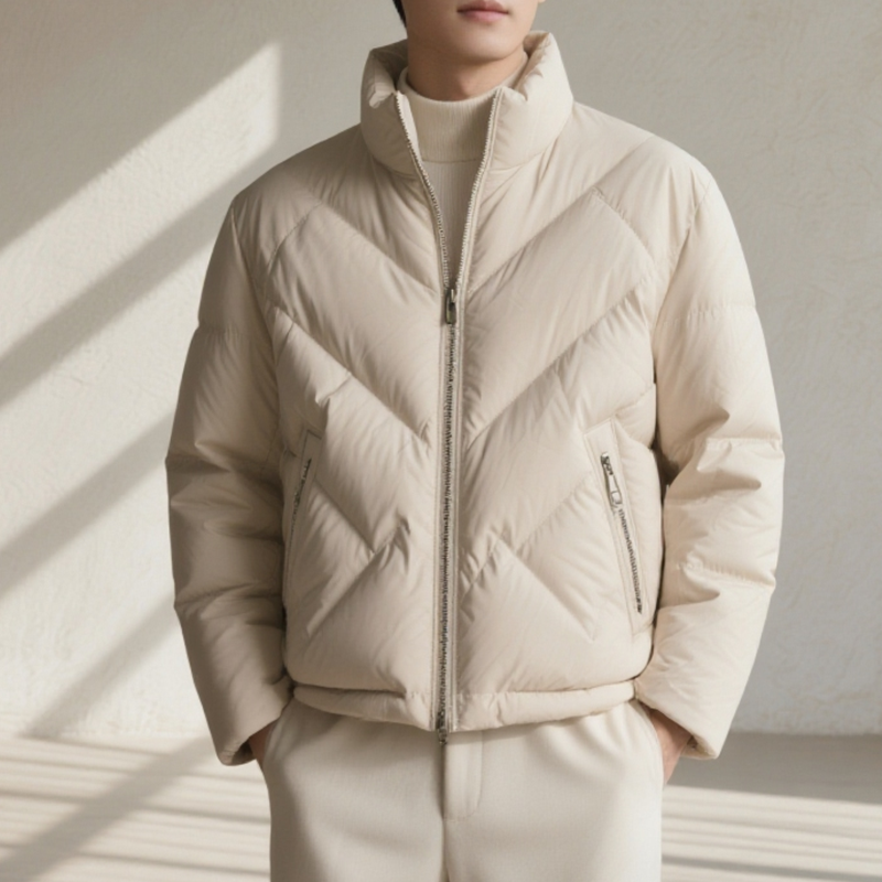 남성 겨울 패딩 자켓 전체 모습