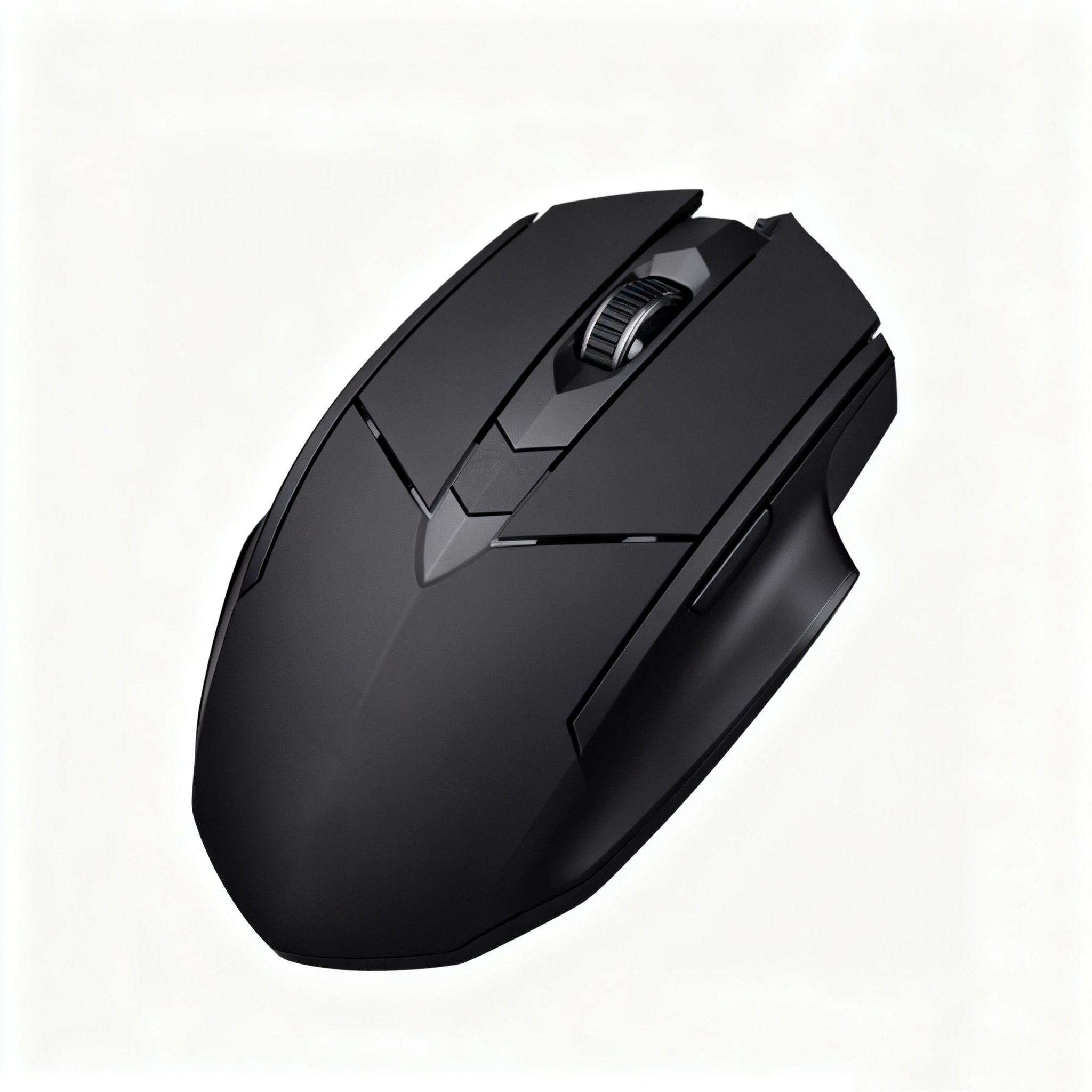 Elegantní černá bezdrátová myš