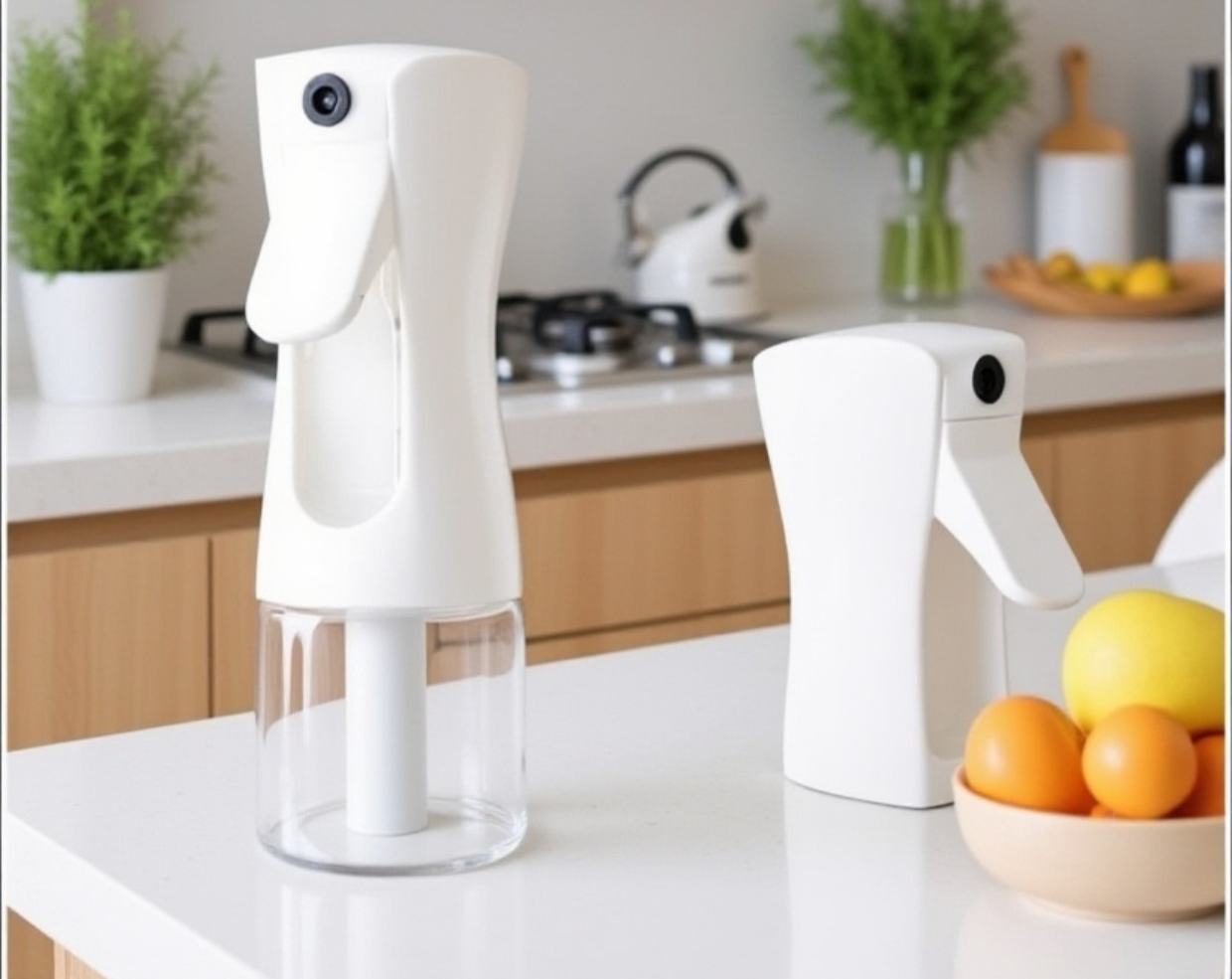 Transparent mini spray bottle for cosmetics