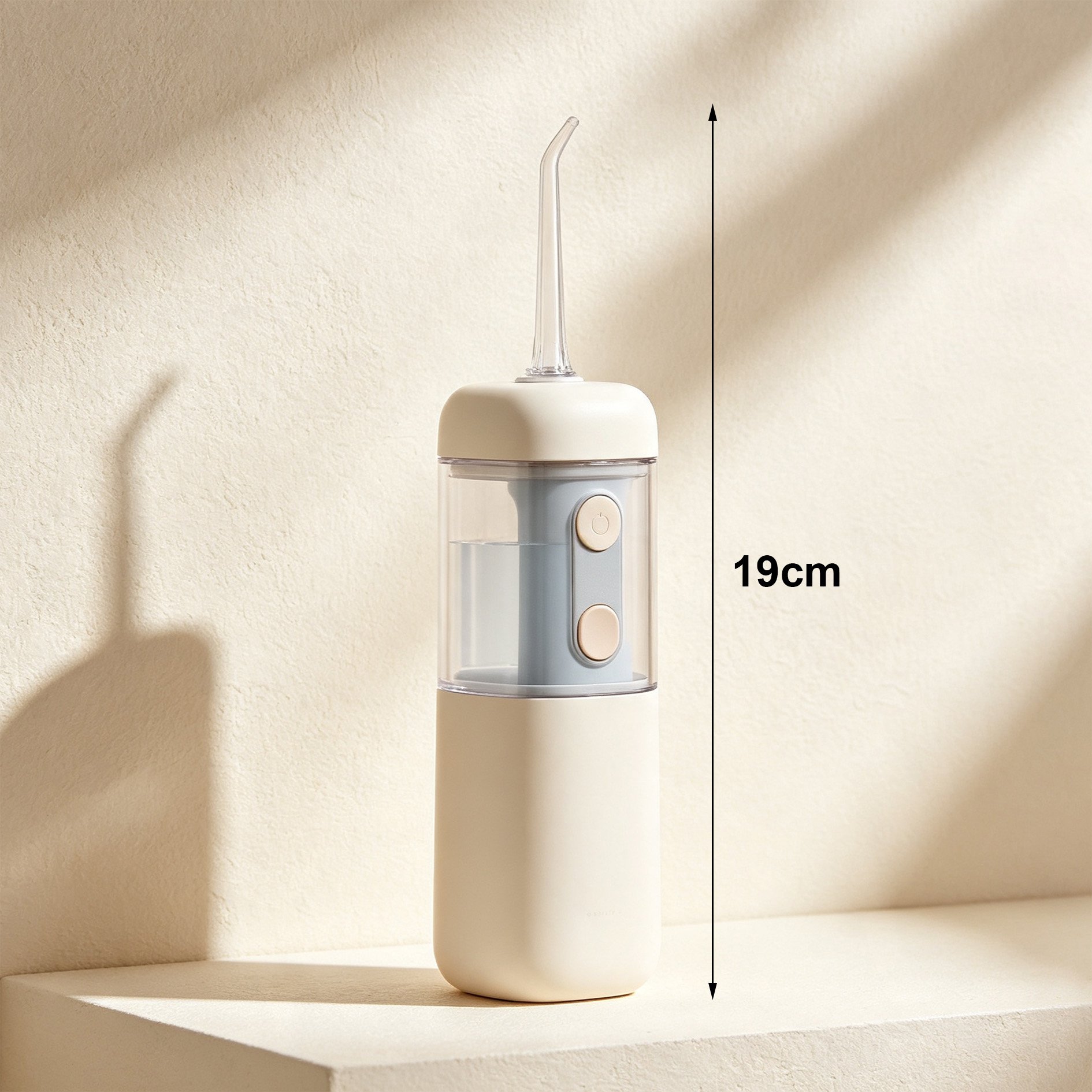 Easy-to-use portable dental water flosser