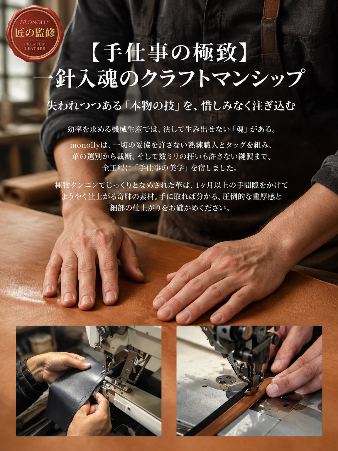 【SNSで話題沸騰】Monolly レザーショルダーバッグ | 持つだけでこなれ感漂う高見えデザイン