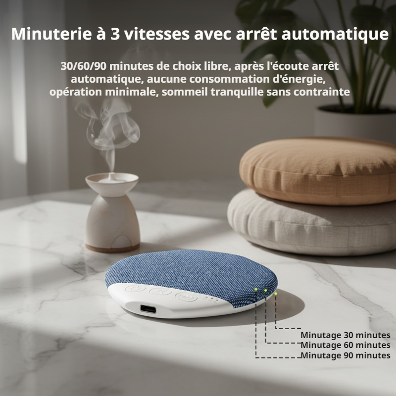 Haut-parleur de sommeil sous l'oreiller