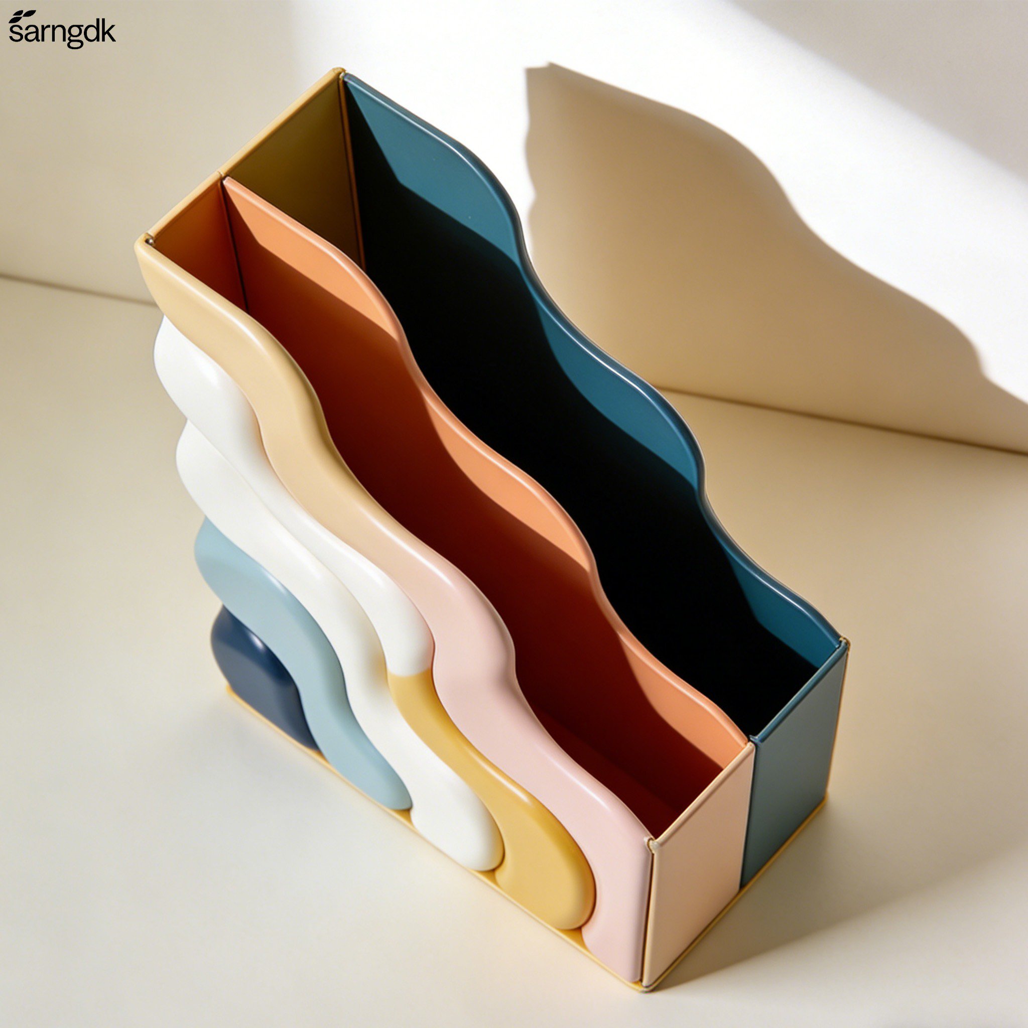 서류와 문서가 잘 정리된 파일 보관함 사용 예시