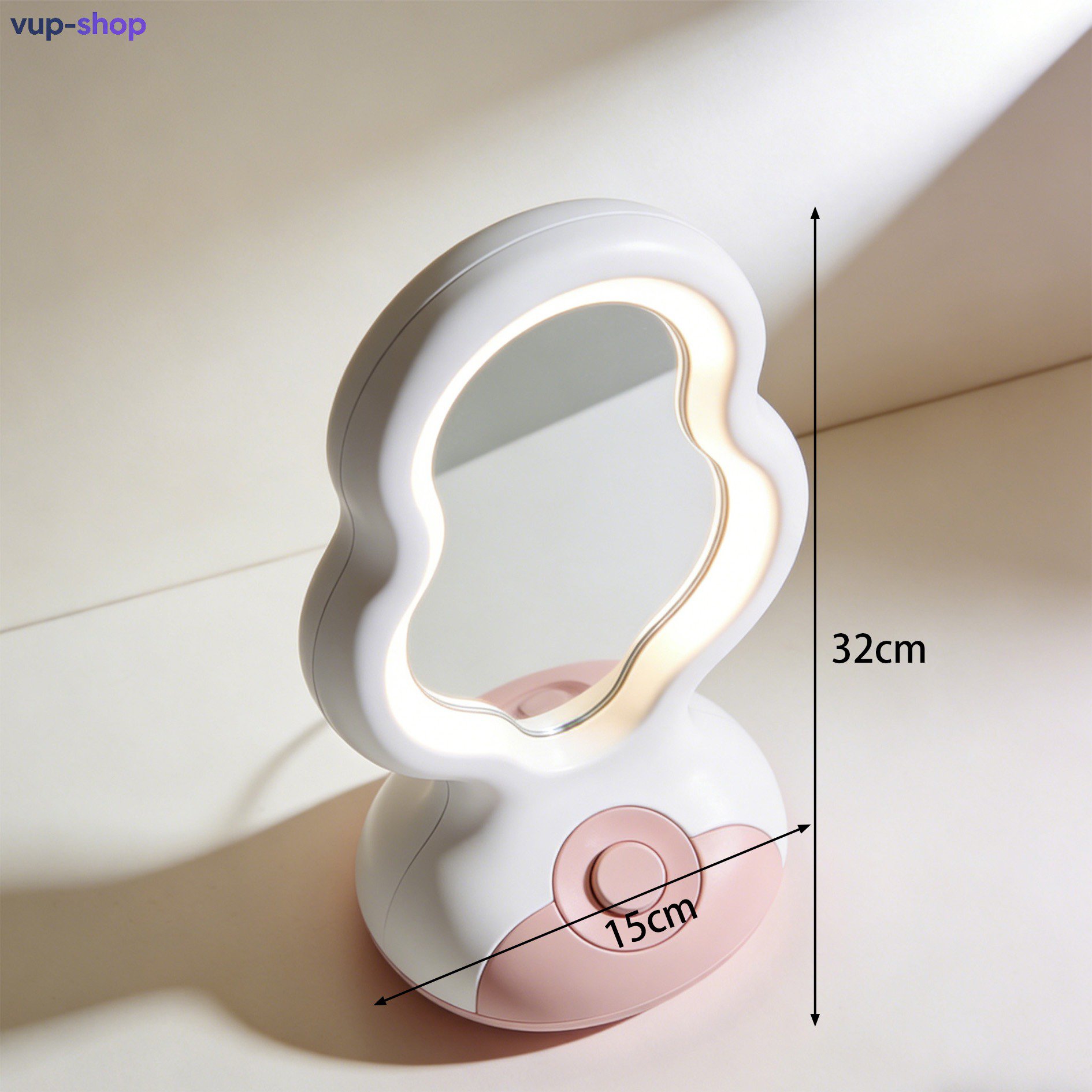 USB充電迷你化妝燈設計