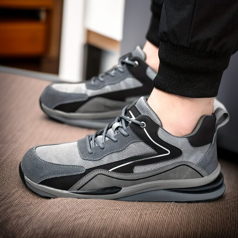 حذاء جري رجالي عصري، شبك نفاذ للهواء، وزن خفيف، مريح للمشي والجري