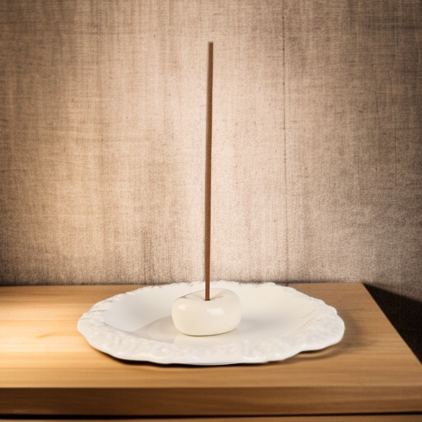 동양풍 인테리어에 어울리는 바위 패턴 향로