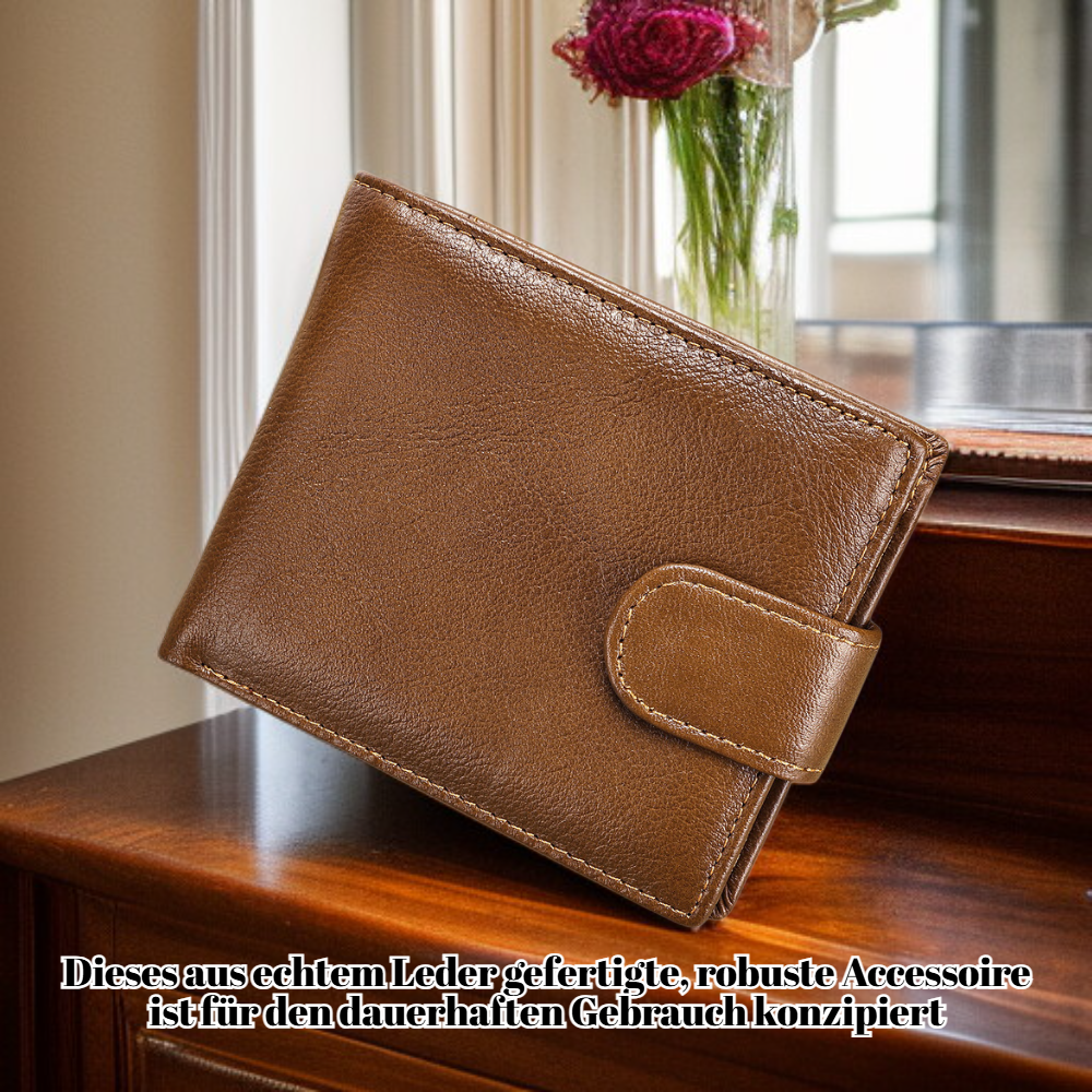 Geldbörse aus echtem Leder