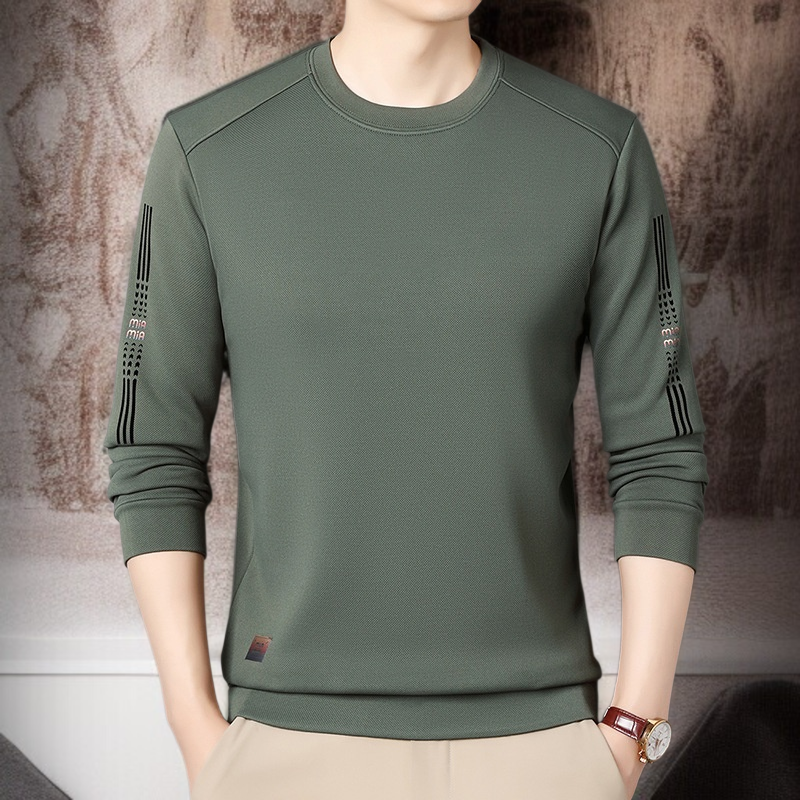 프린트 라운드 맨투맨 남성 캐주얼 레깅스 긴팔 티셔츠 남 캐주얼 라운드 맨투맨