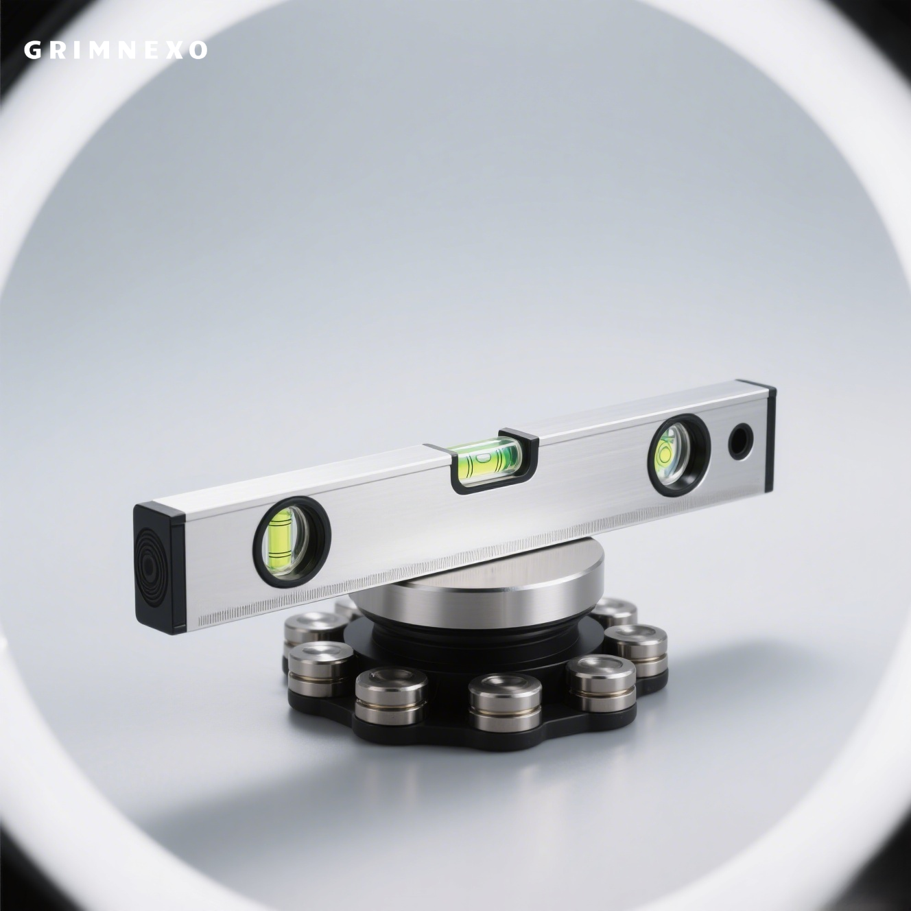 Durable bubble level tool with clear vial