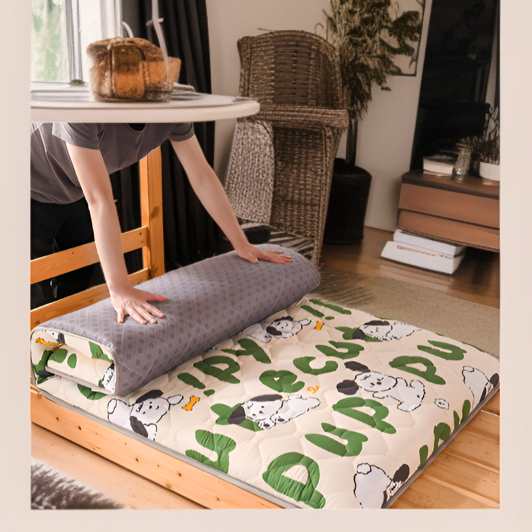 Double mattress with hypoallergenic materials